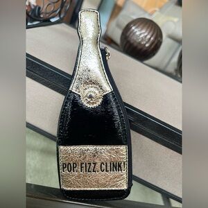 Kate Spade Champagne Bottle Small Coin Card Pouch